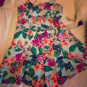 Express bright floral romper